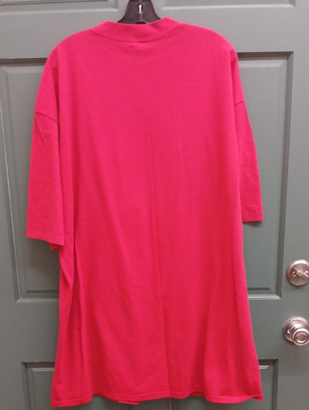 Disney Vintage Red Mickey Mouse Graphic Tee Oversized Unisex One Size Fits All - Picture 8 of 8